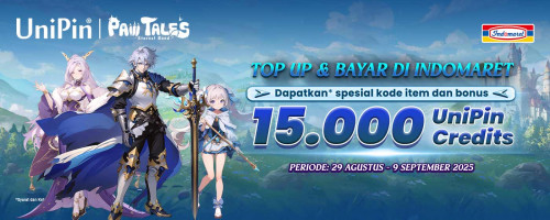 Paw Tales Eternal Bond Resmi Rilis! Top Up di Indomaret Dapat Bonus 15.000 UniPin Credits + Kode Item Spesial!
